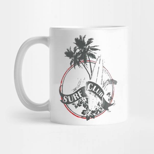 Surf Club Surfer Gift Shirt by JoePhrank